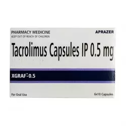 Такролимус (Xgraf 0.5) :: Програф аналог 0.5мг капсулы №60! фото